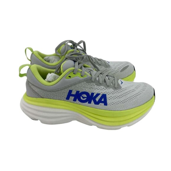 Hoka Men's Bondi 8 Running Shoes | Green & Blue | Various Sizes *NEW - Picture 3 of 5